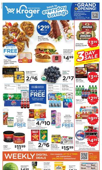 Kroger Flyer - 08/12/2026 - 08/18/2026.