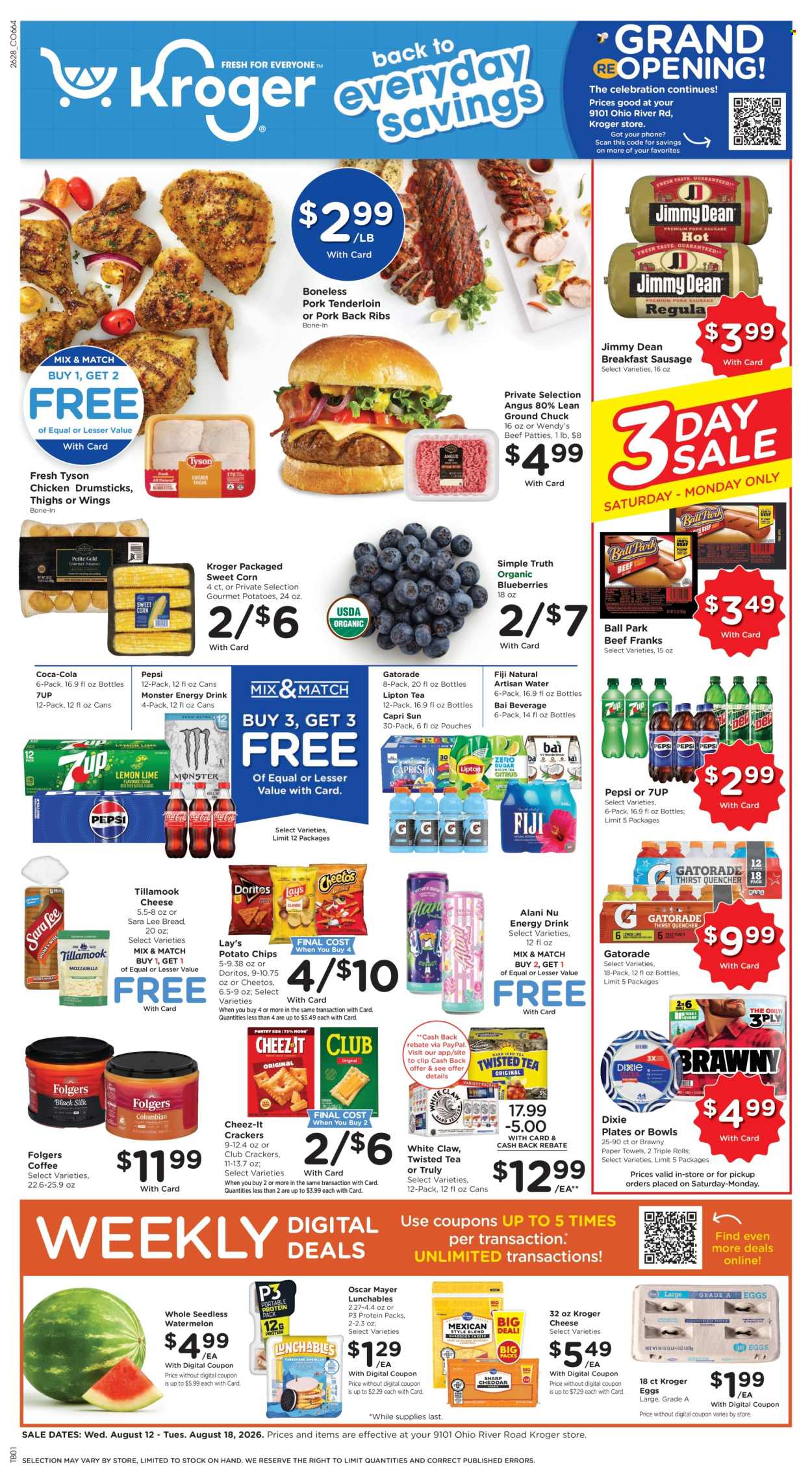Kroger ad - 08/12/2026 - 08/18/2026. Page 1