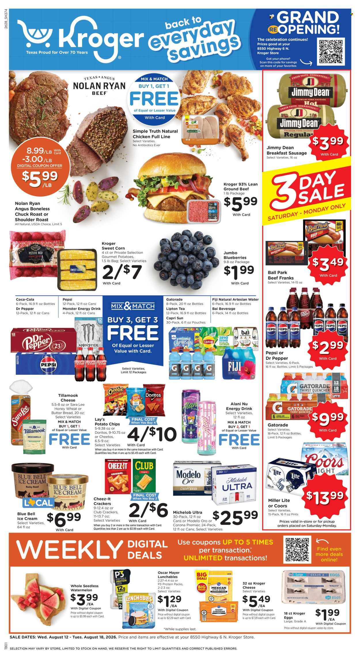 Kroger ad - 08/12/2026 - 08/18/2026. Page 1