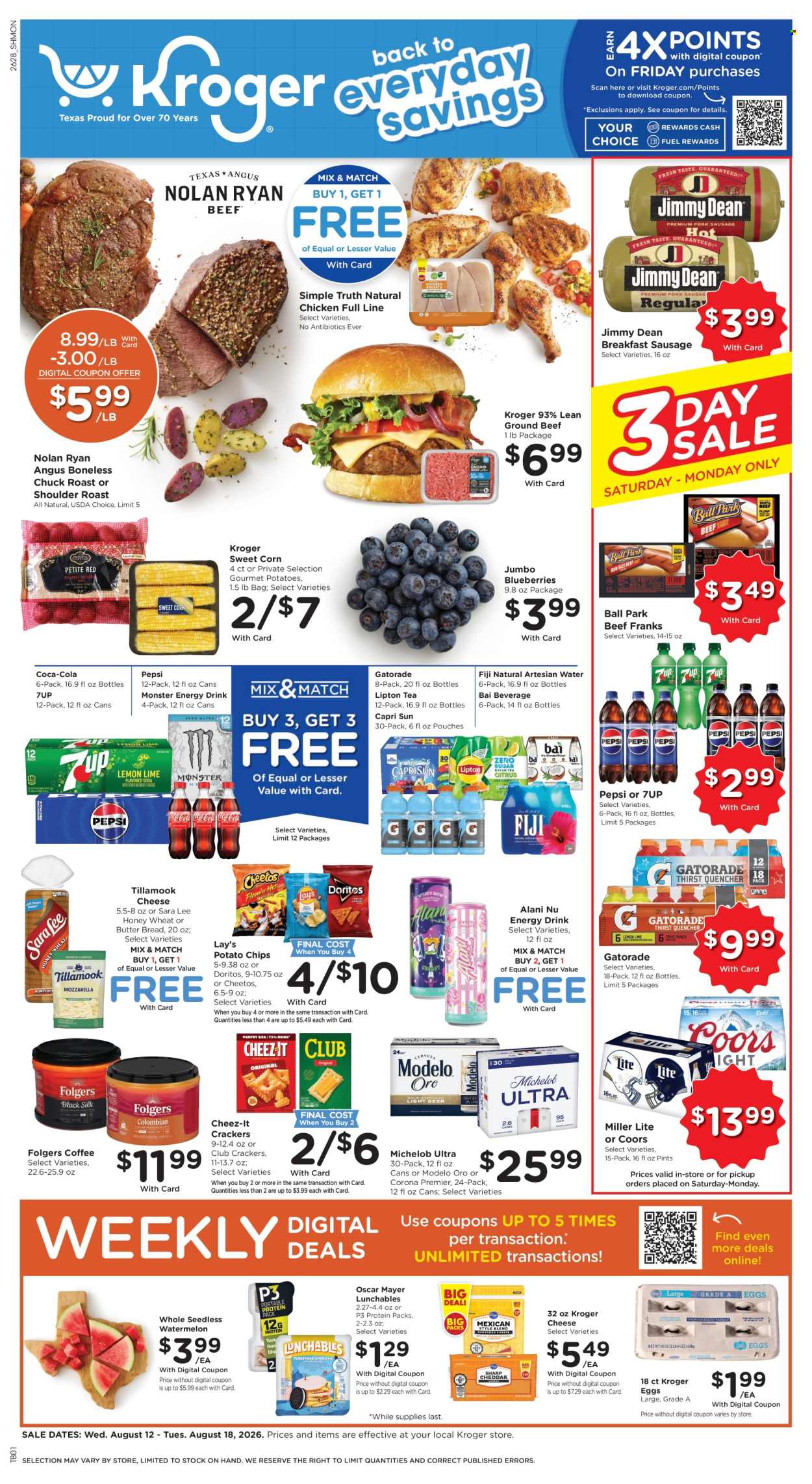 Kroger ad - 08/12/2026 - 08/18/2026. Page 1