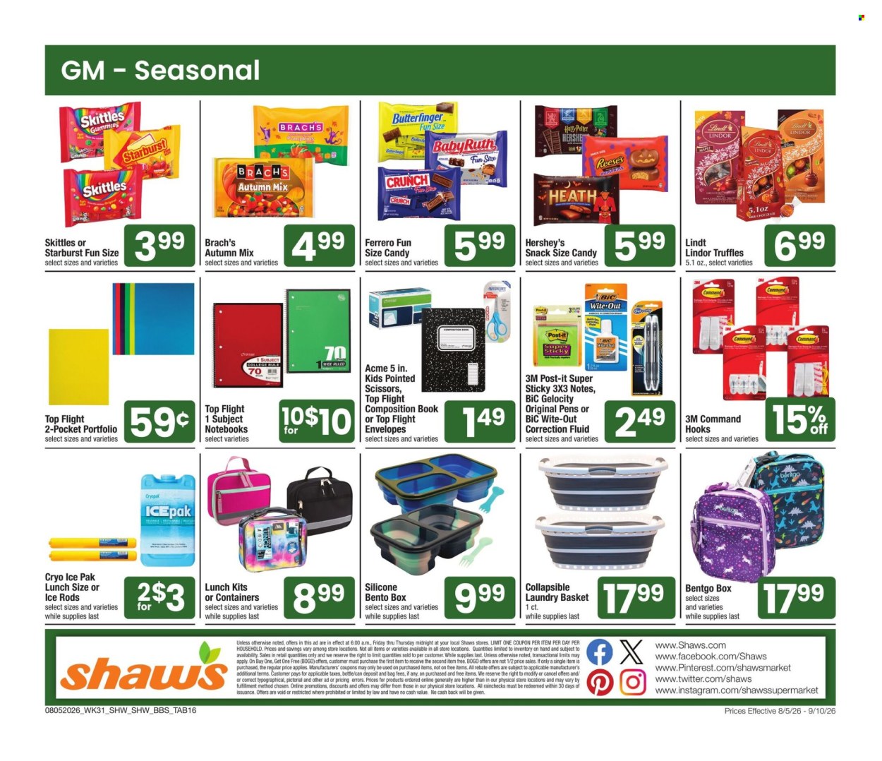 Shaw’s ad - 08/05/2026 - 09/10/2026. Page 14