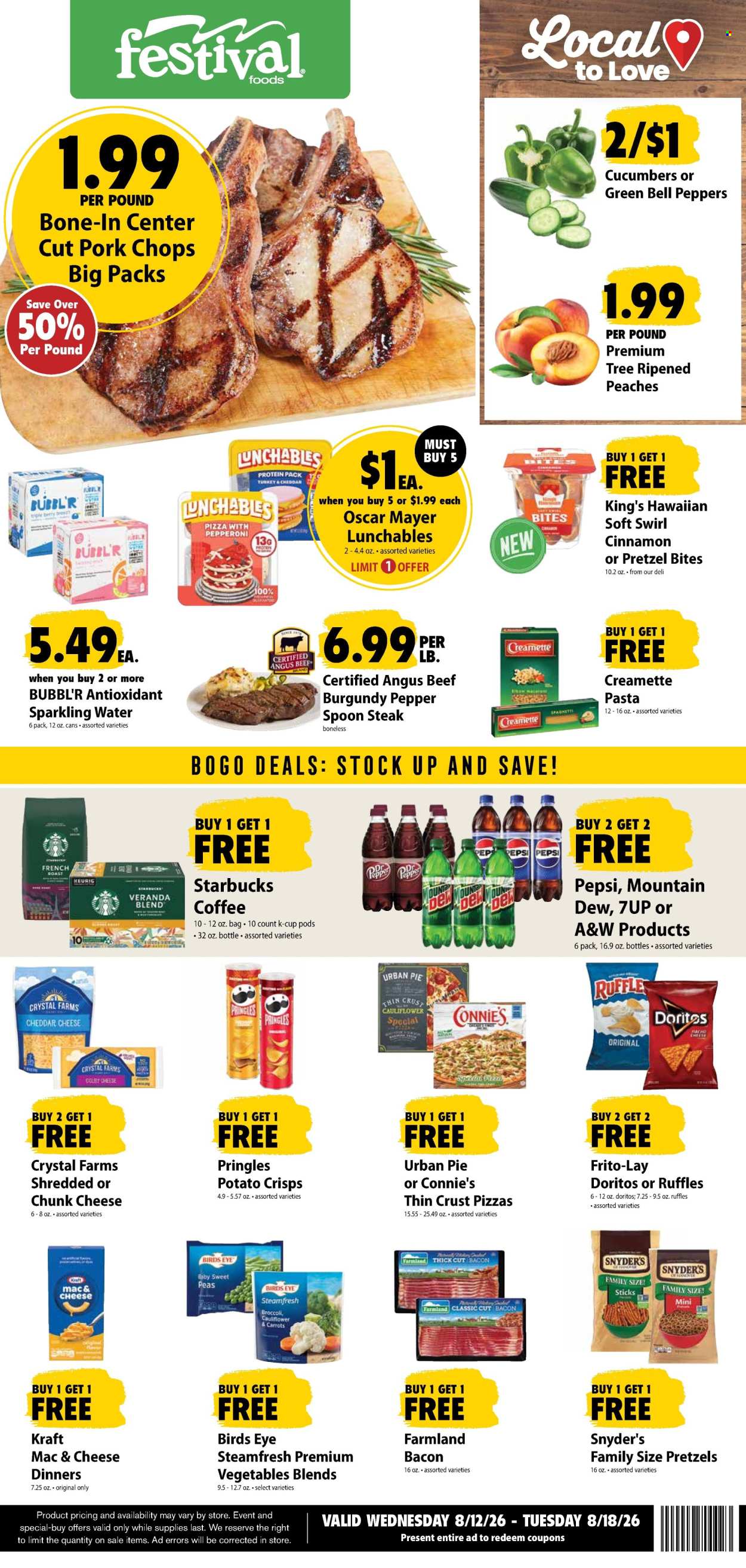 Festival Foods ad - 08/12/2026 - 08/18/2026. Page 1
