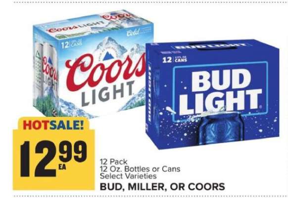 Bud, Miller or Coors