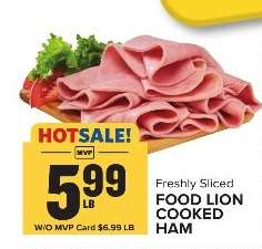 FOOD LION COOKED HAM