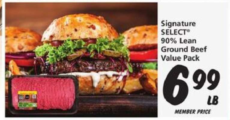 Signature SELECT 90% Lean Ground Beef Value Pack