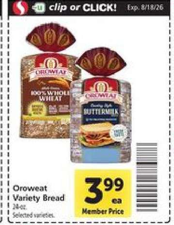 Oroweat Variety Bread