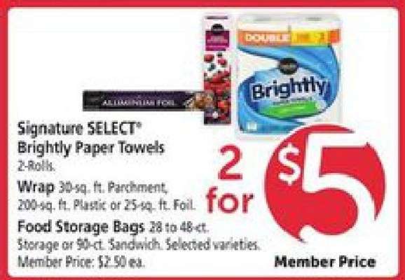 Signature SELECT Brightly Paper Towels