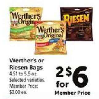 Werther's or Riesen Bags