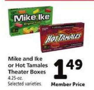 Mike and Ike or Hot Tamales Theater Boxes