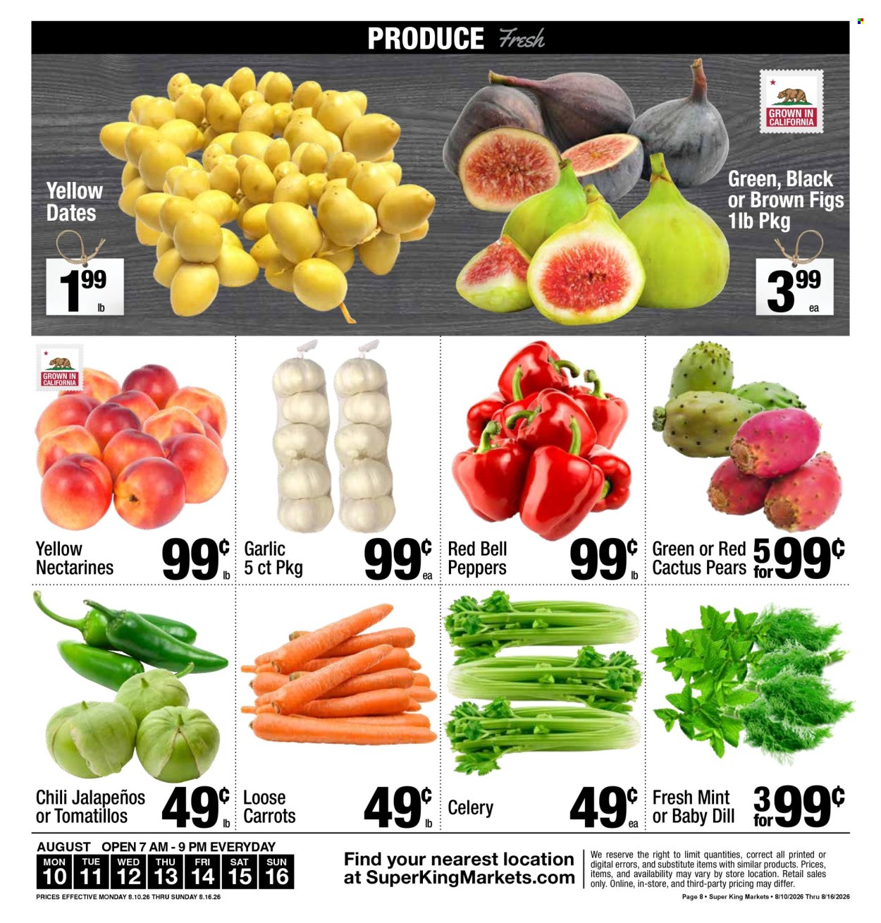Super King Markets ad - 08/10/2026 - 08/16/2026. Page 9