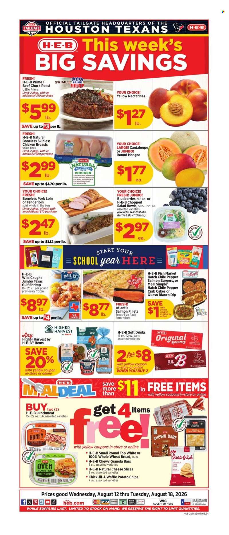 H-E-B Flyer - 08/12/2026 - 08/18/2026.