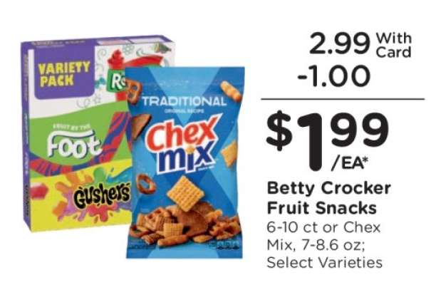 Betty Crocker Fruit Snacks