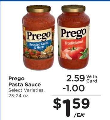 Prego Pasta Sauce