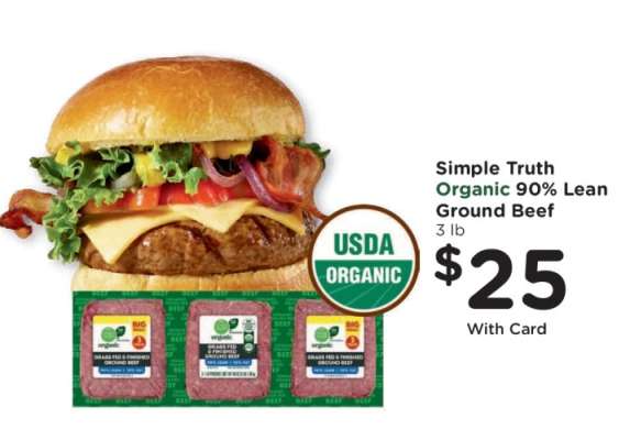 Simple Truth Organic 90% Lean Ground Beef