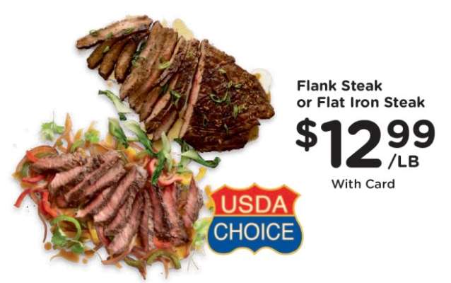 Flank Steak or Flat Iron Steak