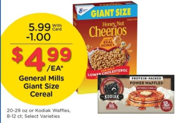 General Mills Giant Size Cereal*