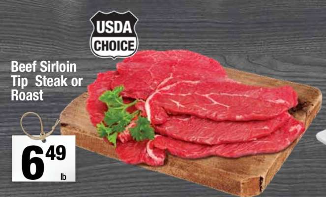 Beef Sirloin Tip Steak or Roast