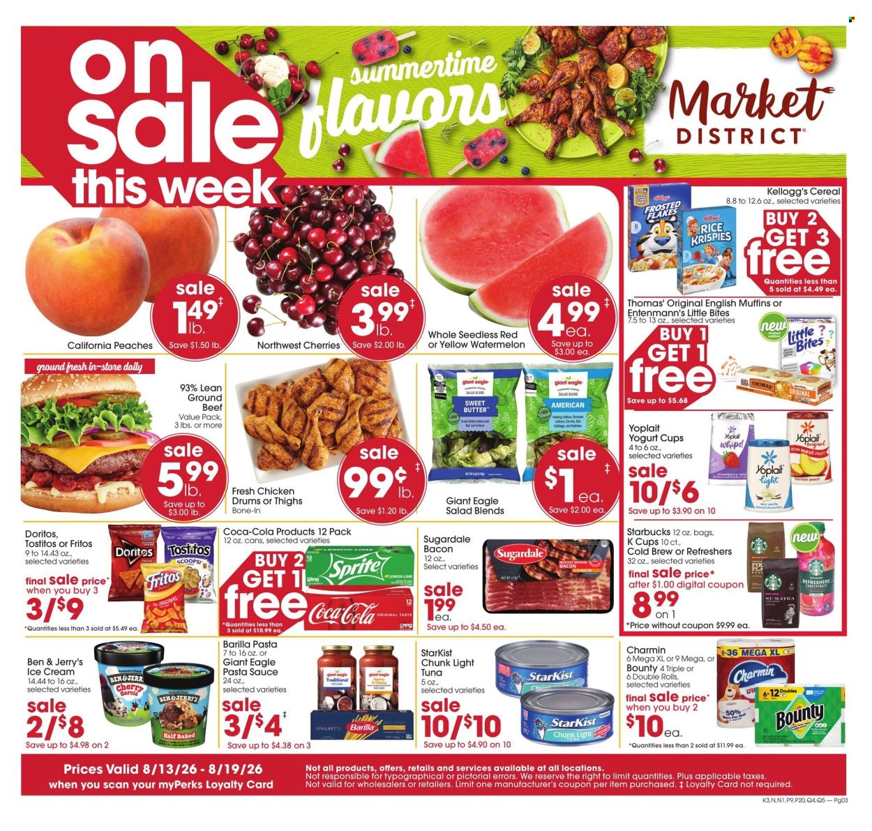 Giant Eagle ad - 08/13/2026 - 08/19/2026. Page 1