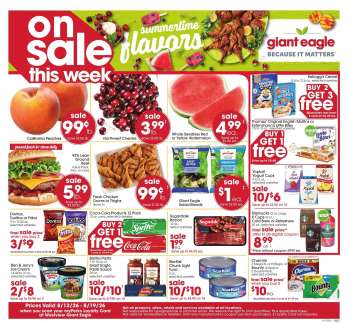Giant Eagle Flyer - 08/13/2026 - 08/19/2026.