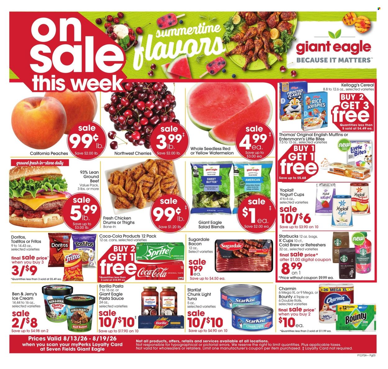 Giant Eagle ad - 08/13/2026 - 08/19/2026. Page 1