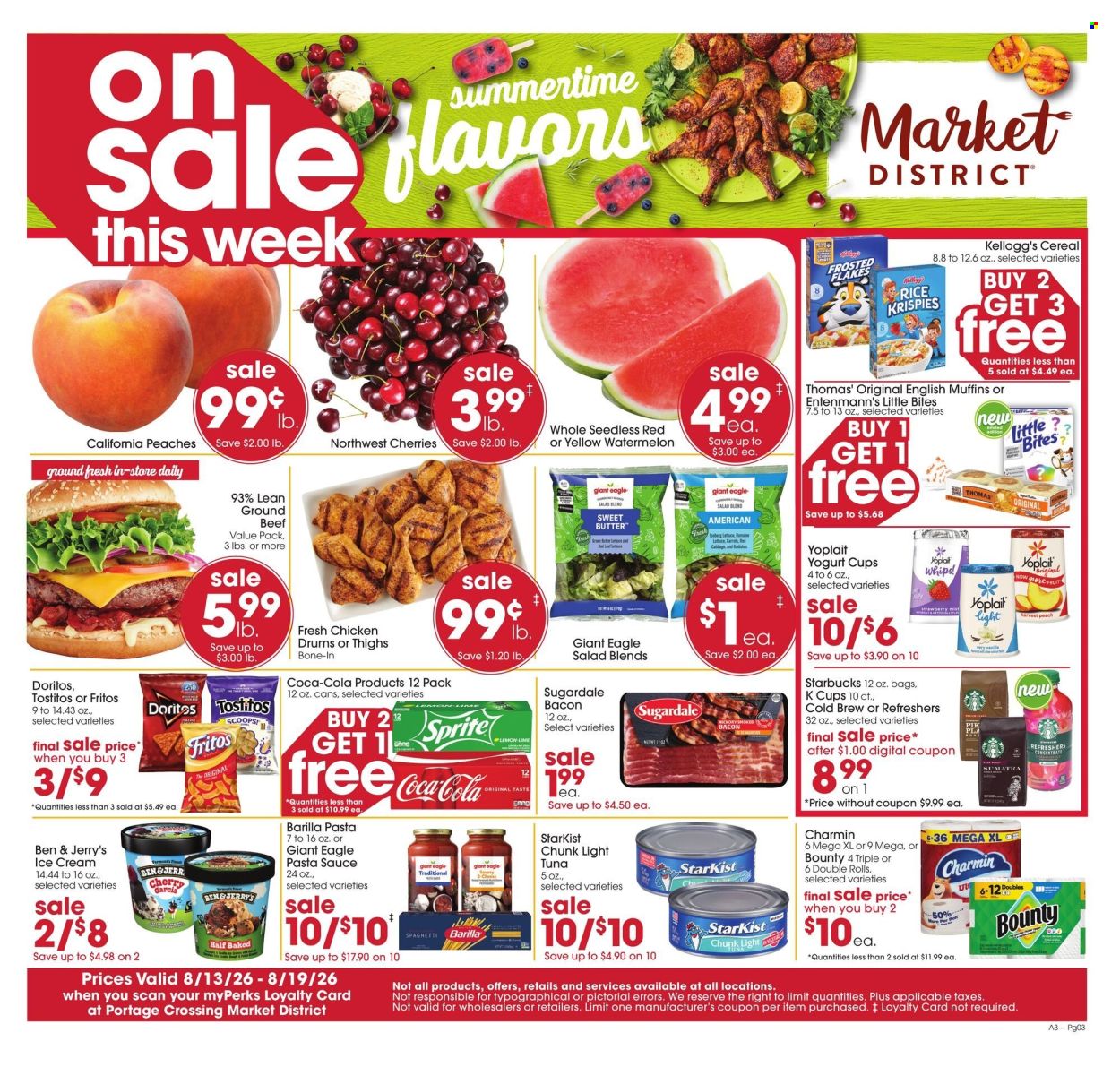 Giant Eagle ad - 08/13/2026 - 08/19/2026. Page 1