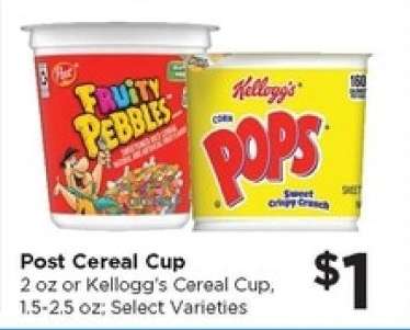Post Cereal Cup