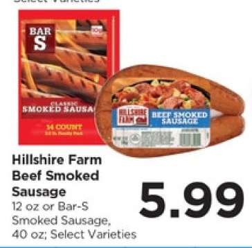 Hillshire Farm Beef Smoked Sausage