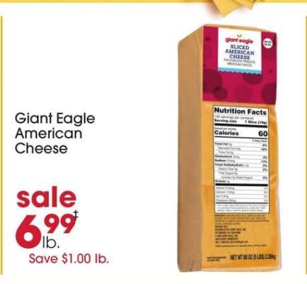 Giant Eagle American Cheese