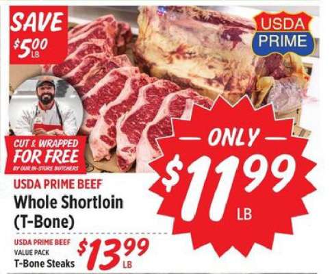 Whole Shortloin (T-Bone)