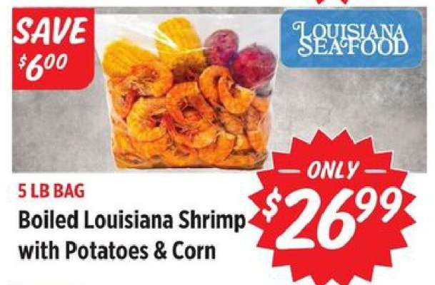 Boiled Louisiana Shrimp with Potatoes & Corn