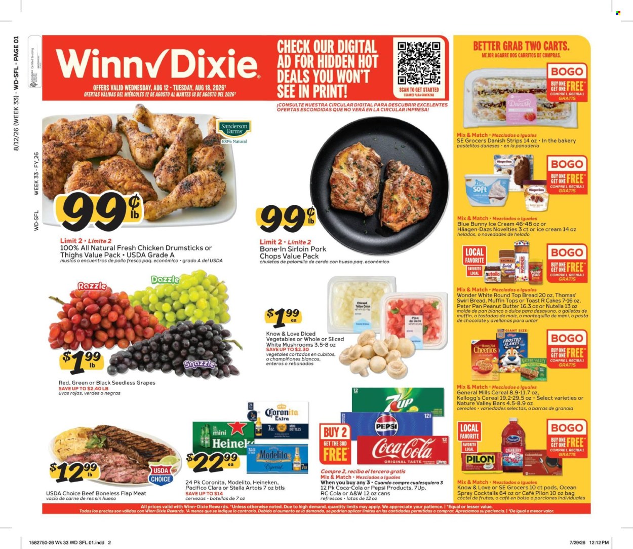 Winn Dixie ad - 08/12/2026 - 08/18/2026. Page 1