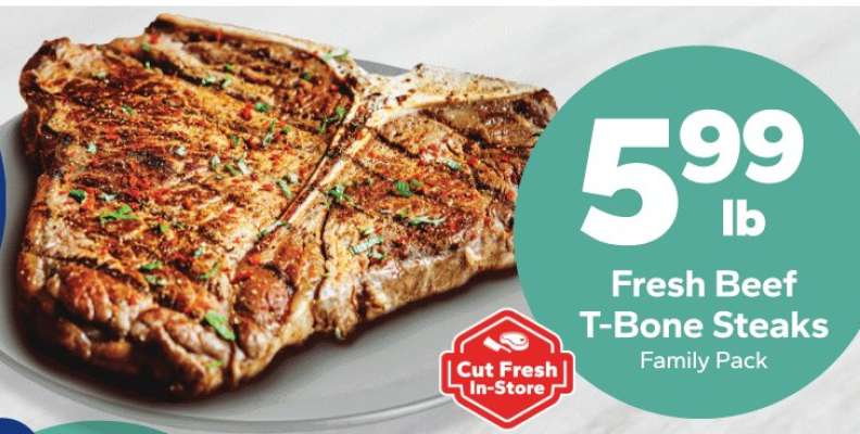 Fresh Beef T-Bone Steaks