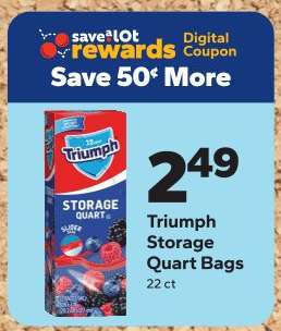 Triumph Storage Quart Bags