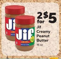 Jif Creamy Peanut Butter*
