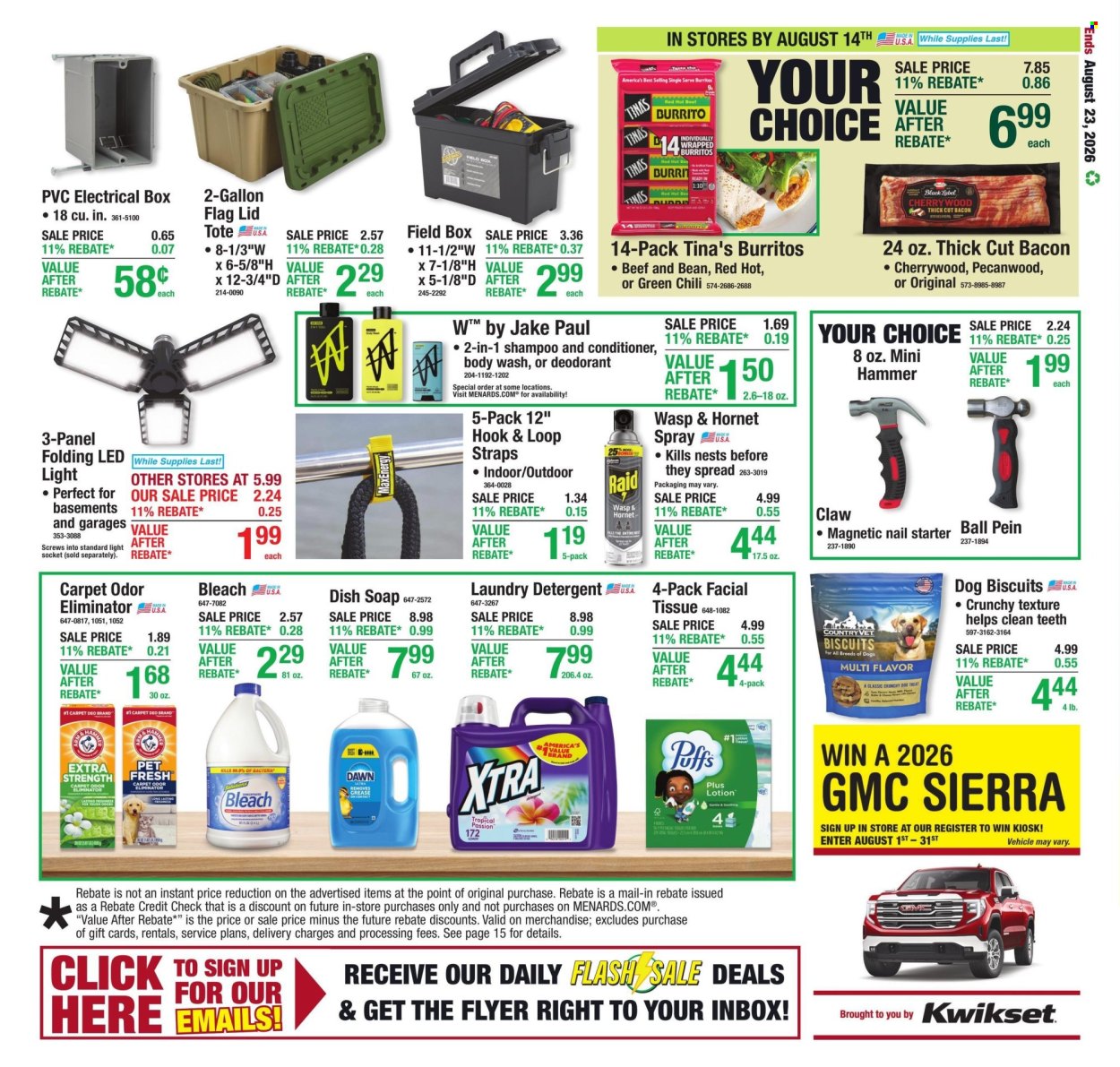 Menards ad - 08/13/2026 - 08/23/2026. Page 21