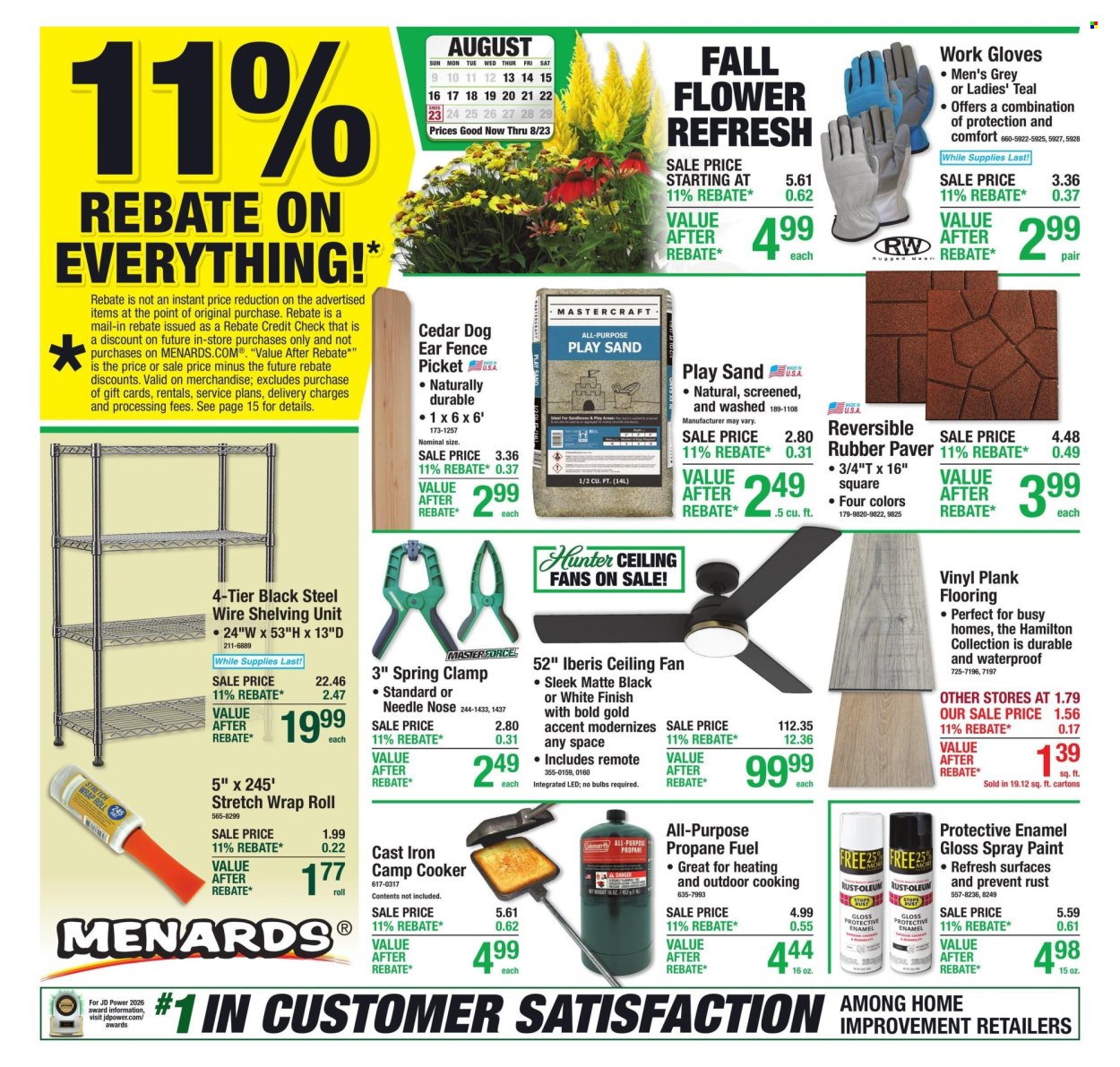 Menards ad - 08/13/2026 - 08/23/2026. Page 1