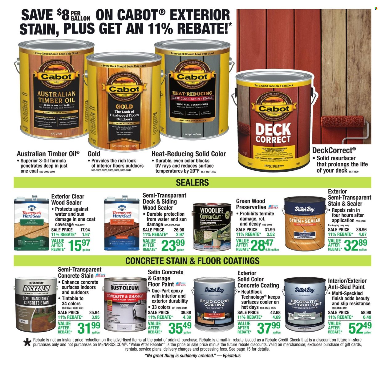 Menards ad - 08/13/2026 - 08/23/2026. Page 8