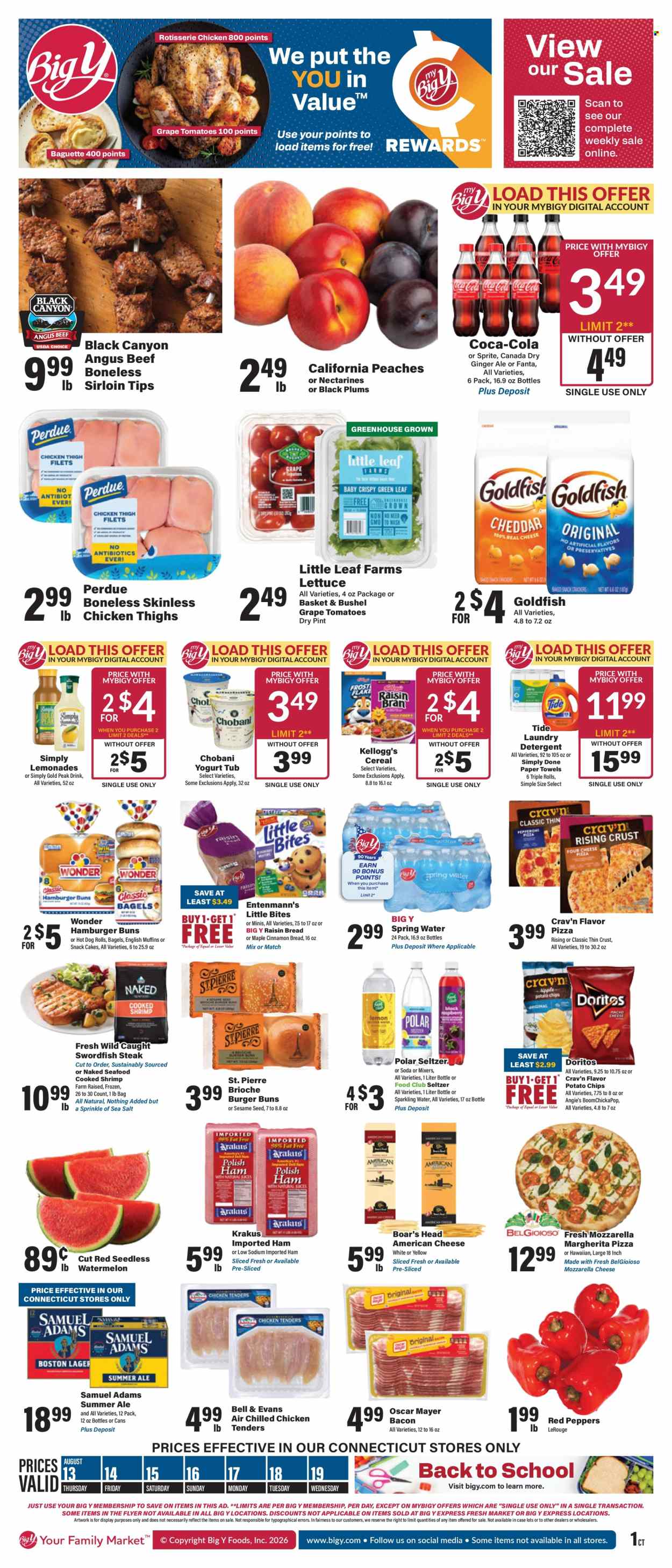 Big Y ad - 08/13/2026 - 08/19/2026. Page 1