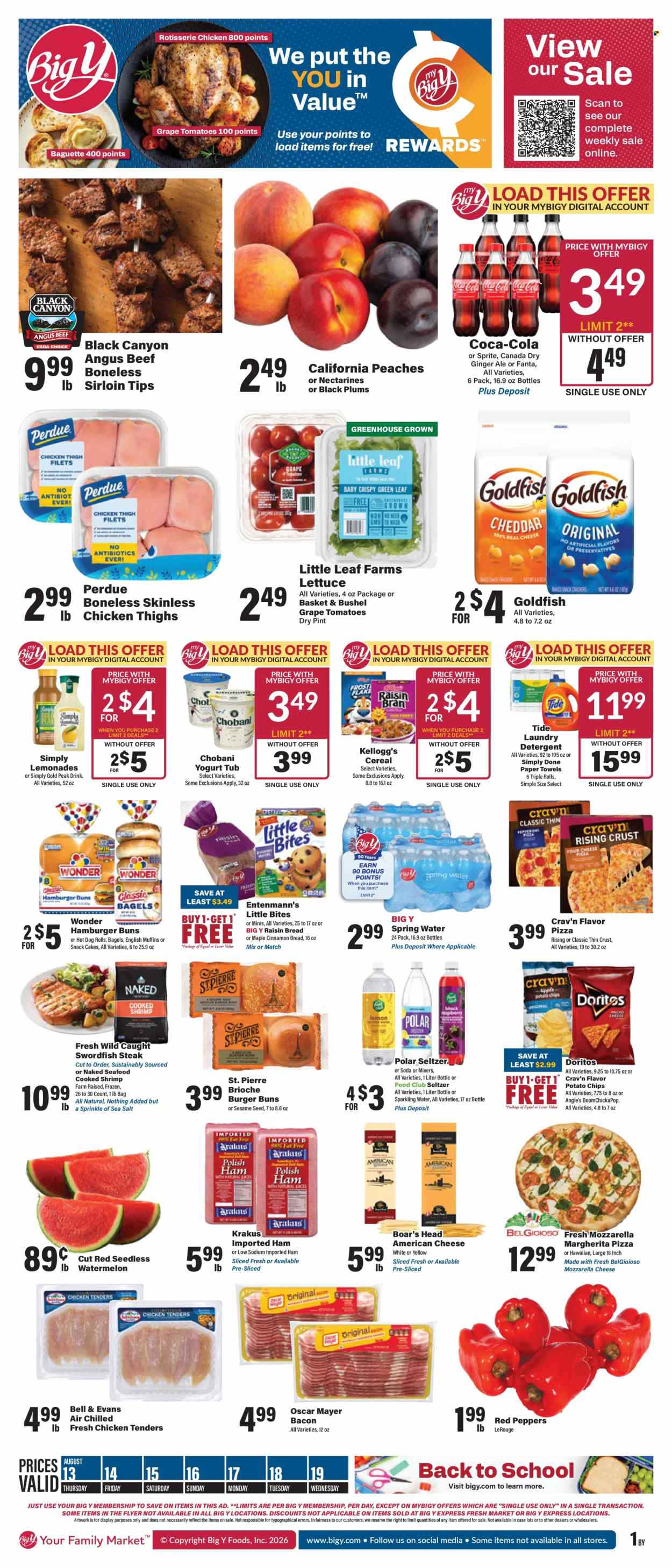 Big Y ad - 08/13/2026 - 08/19/2026. Page 1