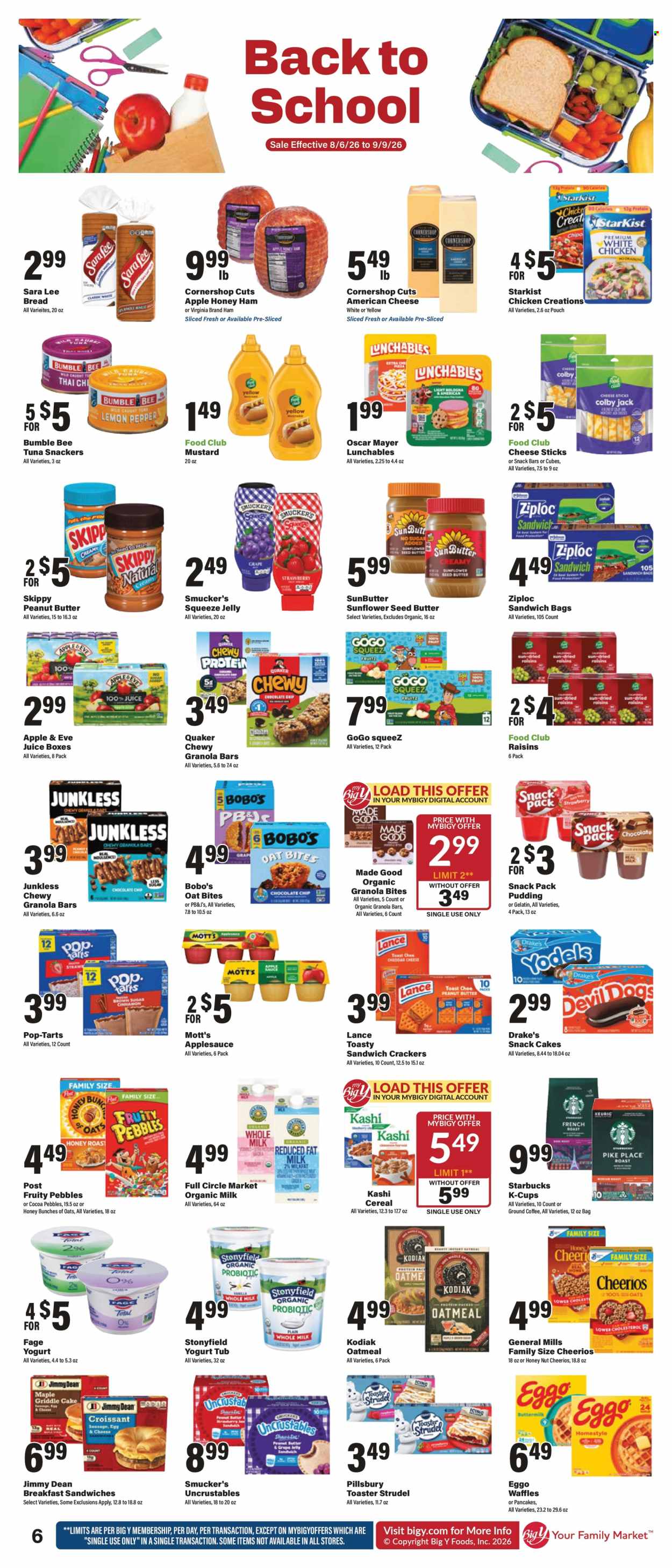 Big Y ad - 08/06/2026 - 09/09/2026. Page 1