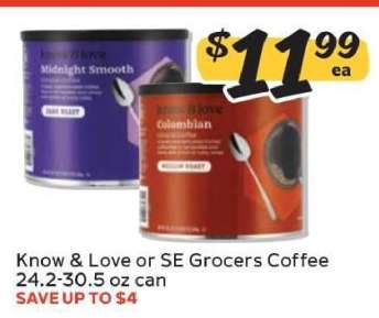 Know & Love or SE Grocers Coffee