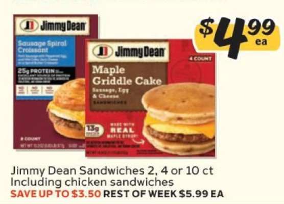 Jimmy Dean Sandwiches
