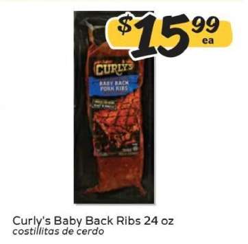 Curly's Baby Back Ribs 24 oz