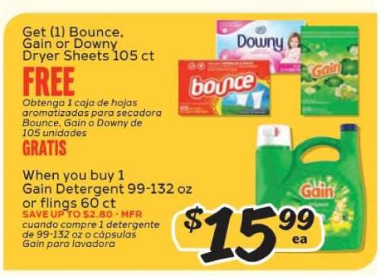 Gain Detergent or Flings