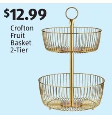 Crofton Fruit Basket 2-Tier