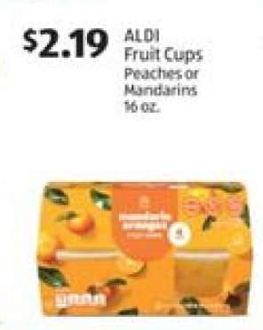 ALDI Fruit Cups