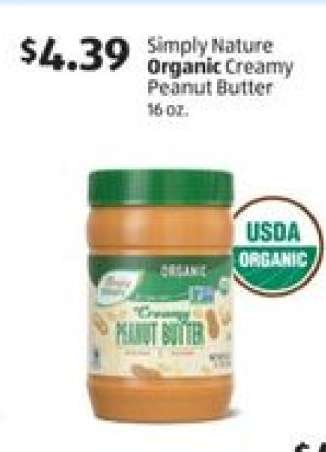 Simply Nature Organic Creamy Peanut Butter