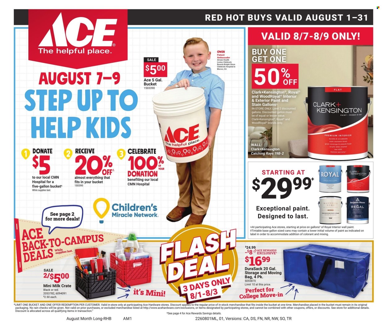 Giant Eagle ad - 08/01/2026 - 08/31/2026. Page 1