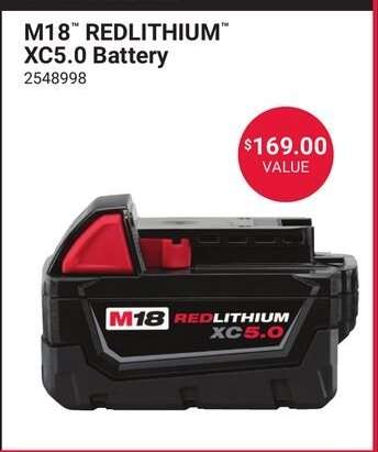 M18 REDLITHIUM XC5.0 Battery