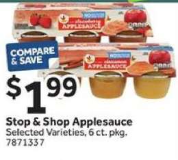 Stop & Shop Applesauce